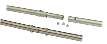 MÁSTIL 3M Ø 1'1/4" ACERO GALVANIZADO